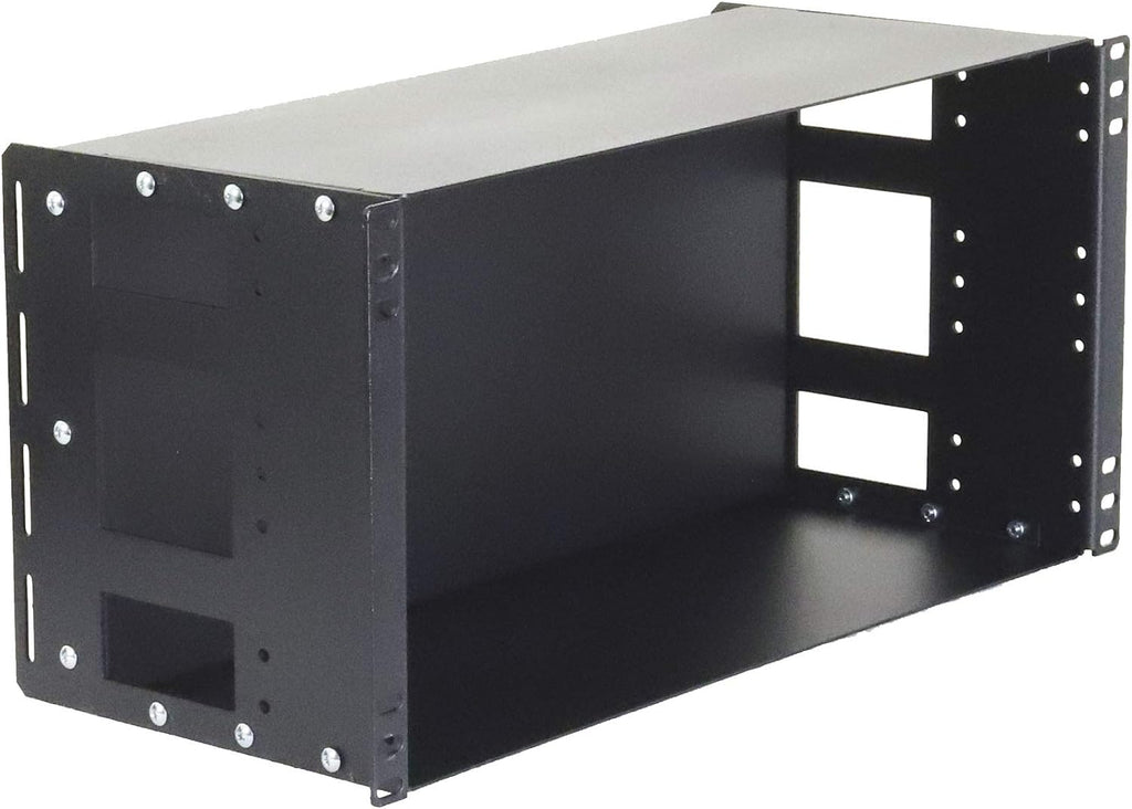 IRP208SB-5U Enclosed Rackmount 5U Compact 8 inch Adjustable Depth Solid Panel for 19 inch 2-Post Relay Rack or 4-Post Rack Cabinet