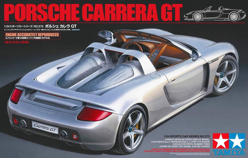 24275 1/24 Porsche Carrera GT Plastic Model Kit