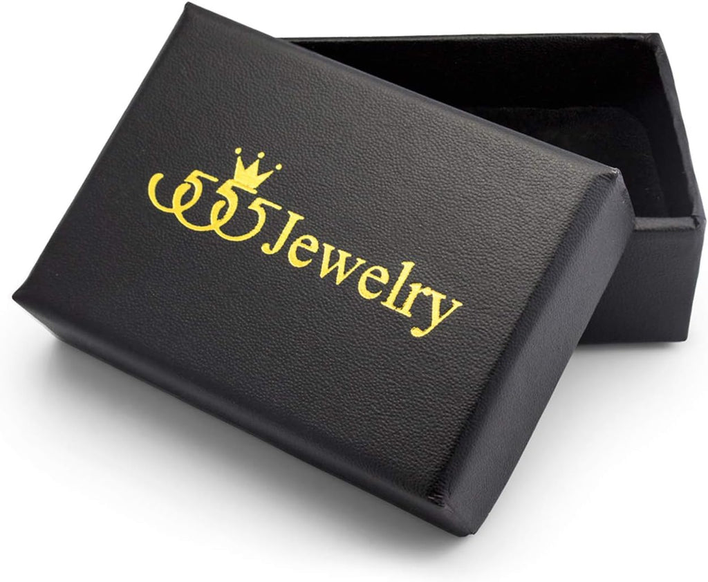 Stainless Steel Open Cuff Bangle CZ Bead Bracelet for Women & Ladies