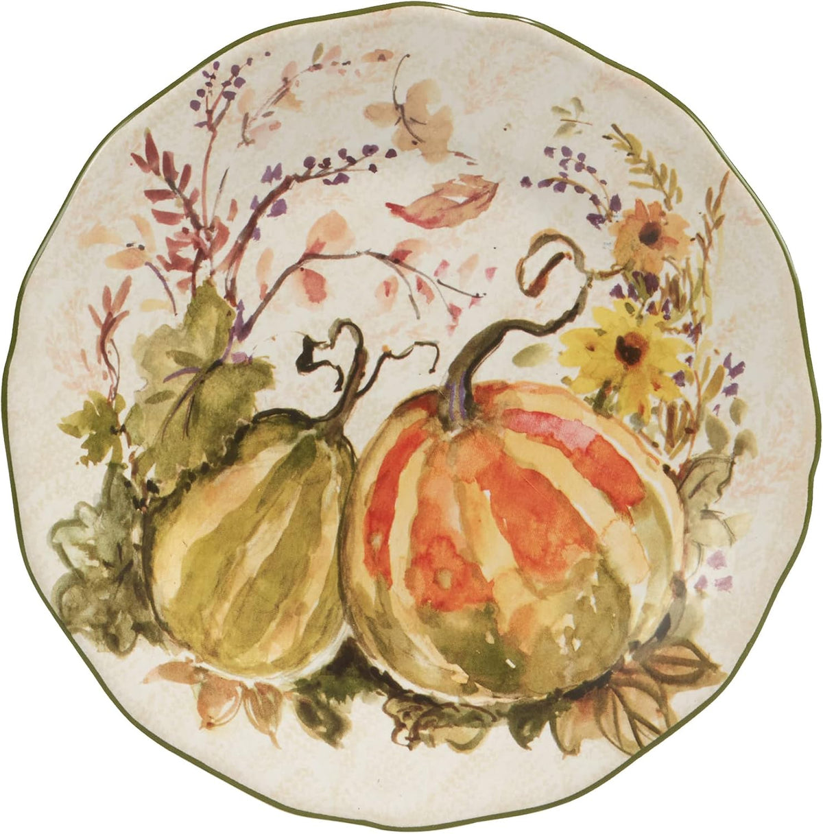 Harvest Morning Salad/Dessert Plates, Multicolor, Medium, Set of 4