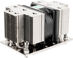 Silverstone Technology XE02-AM5B 2U Small Form Factor Server/Workstation CPU Cooler for AMD AM5/AM4 sockets, SST-XE02-AM5B