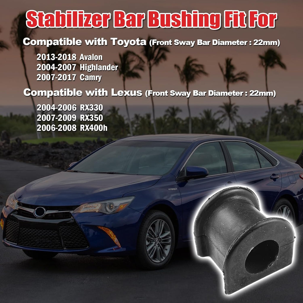 Front Suspension Sway Bar Bushing for Camry Highlander Avalon RX330 RX350