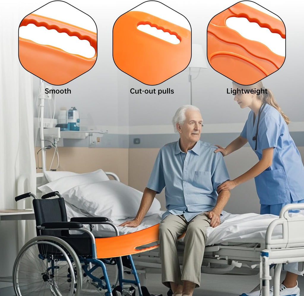 Transfer Board and Slide Board for transferring, Sliding Board Transfer to Wheelchair ，Patient Transfer ，Transfer