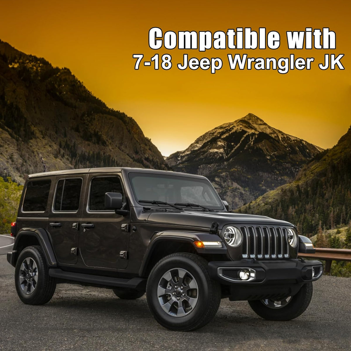 RYANSTAR 2" Front&1" Rear Lift Kit Compatible with 07-18 Jeep Wrangler JK