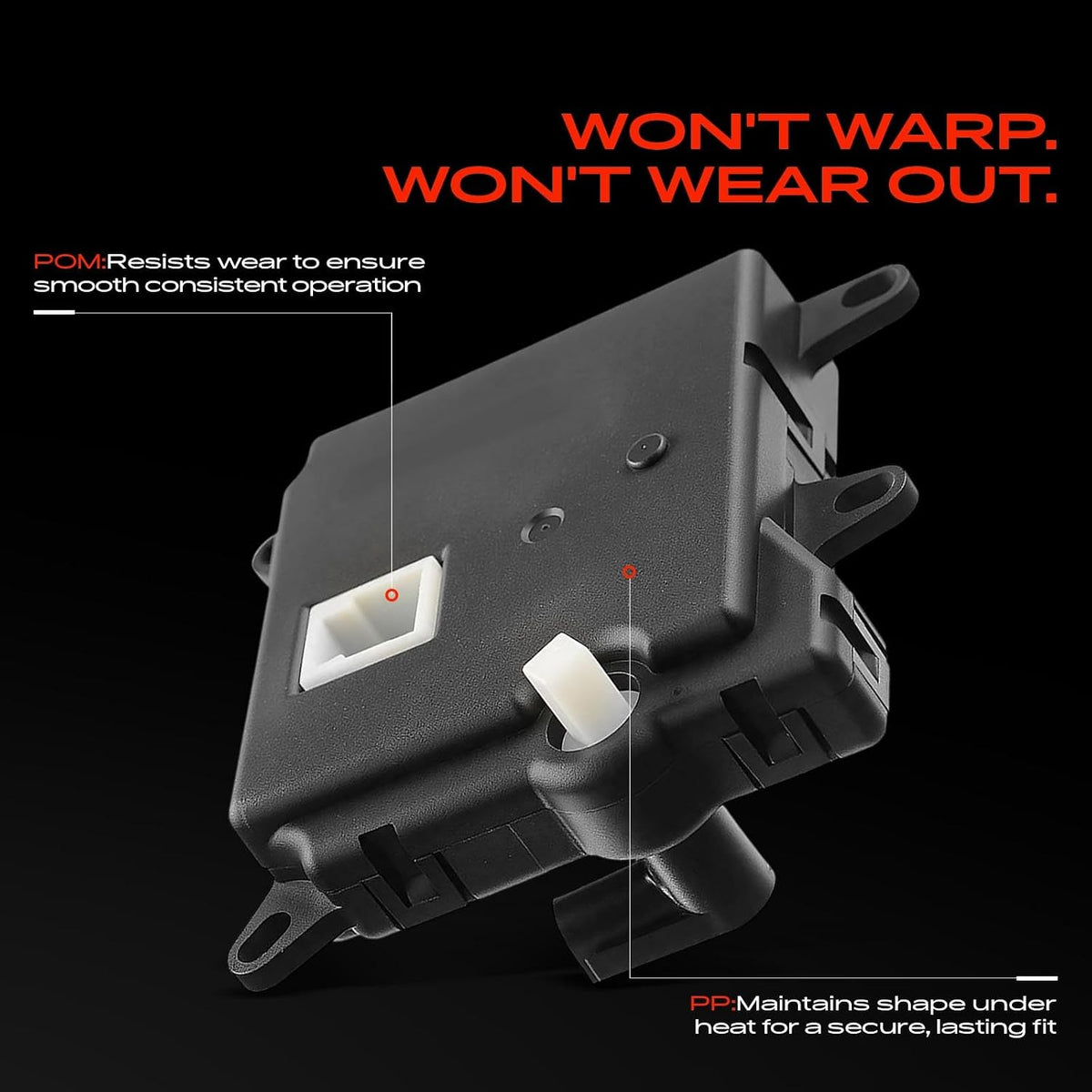 A-Premium HVAC Heater Blend Door Actuator, Compatible with Ford Crown Victoria 1993-2011, Grand Marquis 1993-2004 & Mercury Grand Marquis 1993-2011, Marauder, Main, Temperature, Replace# F7AZ19E616AA