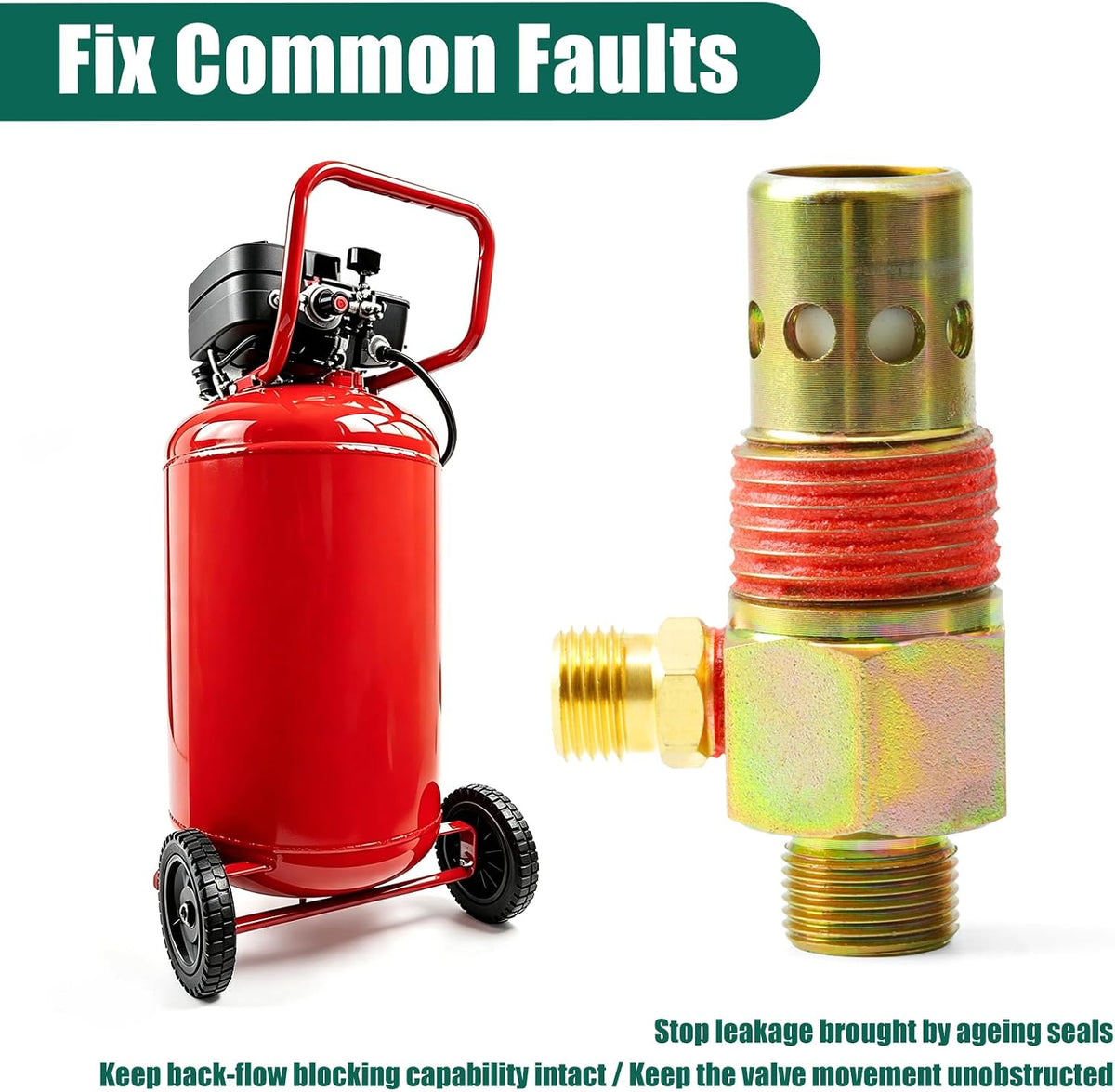 YUXIVCNE A19712 Check Valve Replacement for Craftsman 919.167342