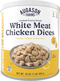 Cooked Freeze Dried White Meat Chicken Dices Can | Emergency Food Supply, Everyday Meals, 15 Servings