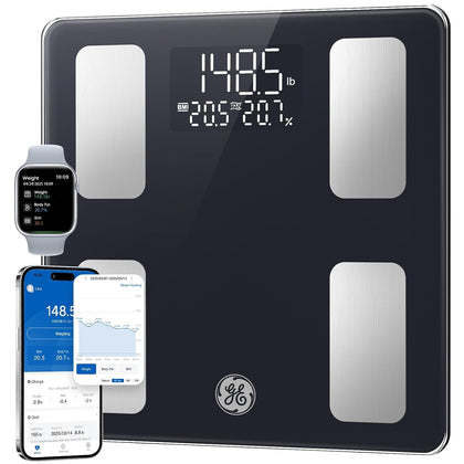 Smart Scale for Body Weight: BMI Body Fat, Digital Bluetooth Scale 400lb | 13 Body Composition Monitor Health