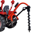 ToolTuff 650 3-Pt Tractor 3-Point Post Hole Digger W/ 12" Auger