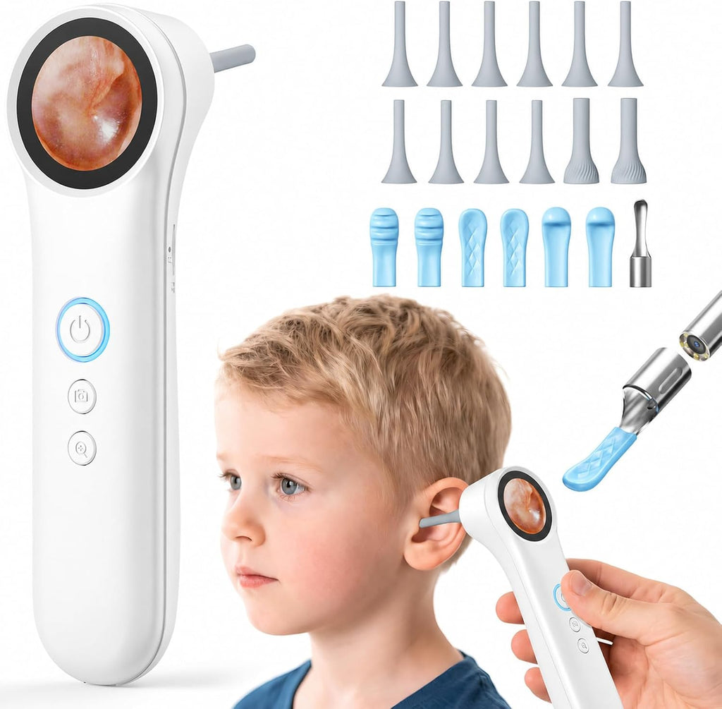 1080P HD Otoscope with 1.21'' Screen, Cleaner Camera for Family