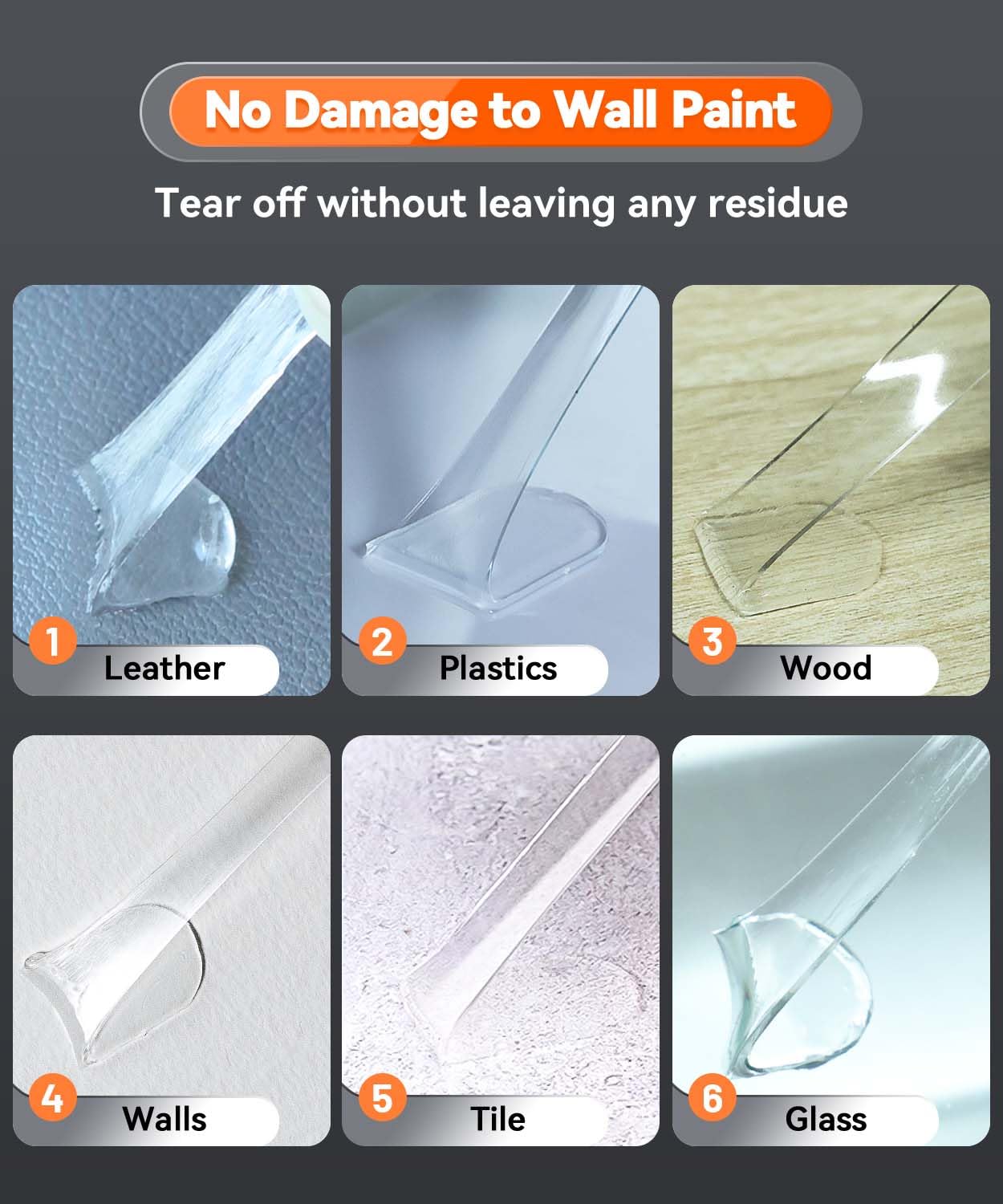Extra Large Removable Mounting Putty, Strong Double Sided Glue Adhesive Dots No Residue, Clear Museum Sticky Tack for