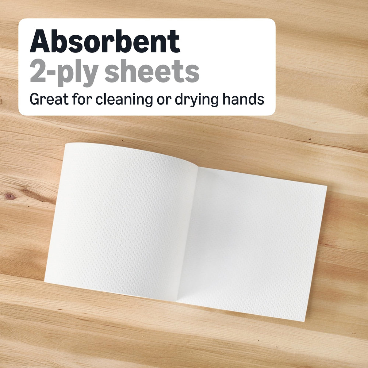 Amazon Basics 2-Ply White 7.6" Center Pull Paper Towels | Bulk Centerfeed Hand Towels | Compatible with Universal