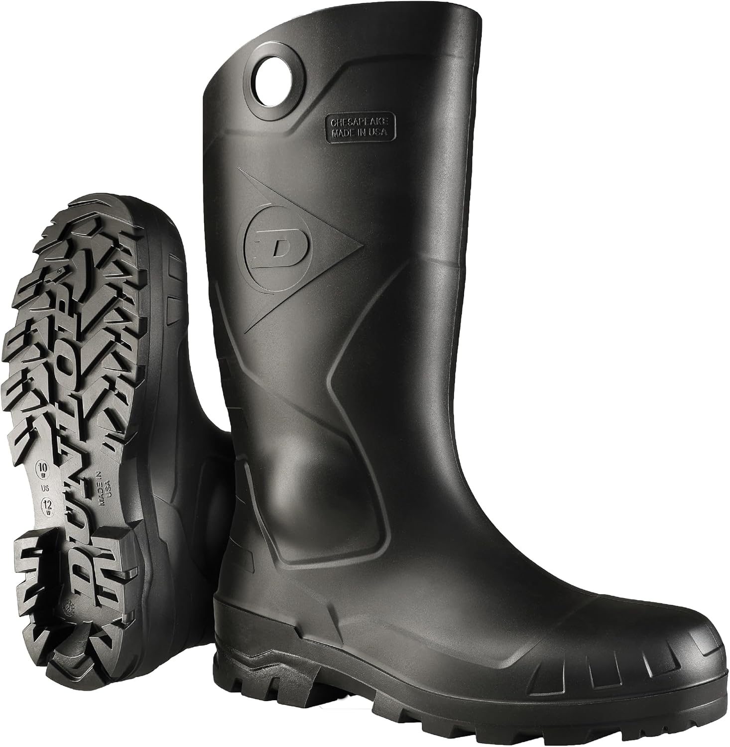 Chesapeake Rubber Boots for Men & Women – PVC - Waterproof - Lightweight Garden, Fishing & Rain Boots with Soft Toe
