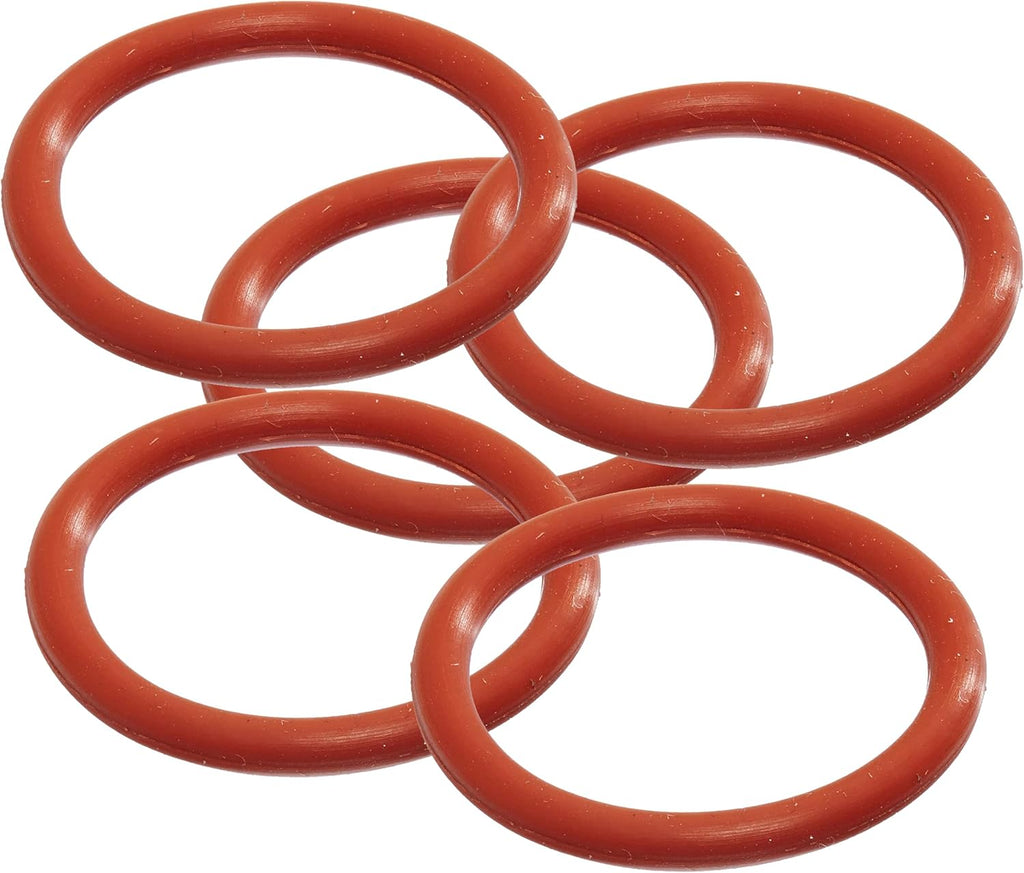 Sterling Seal & Supply 118 Silicone O-Ring, 70A Durometer, Red, 7/8" ID, 1-1/16" OD, 3/32" Width (Pack of 5)