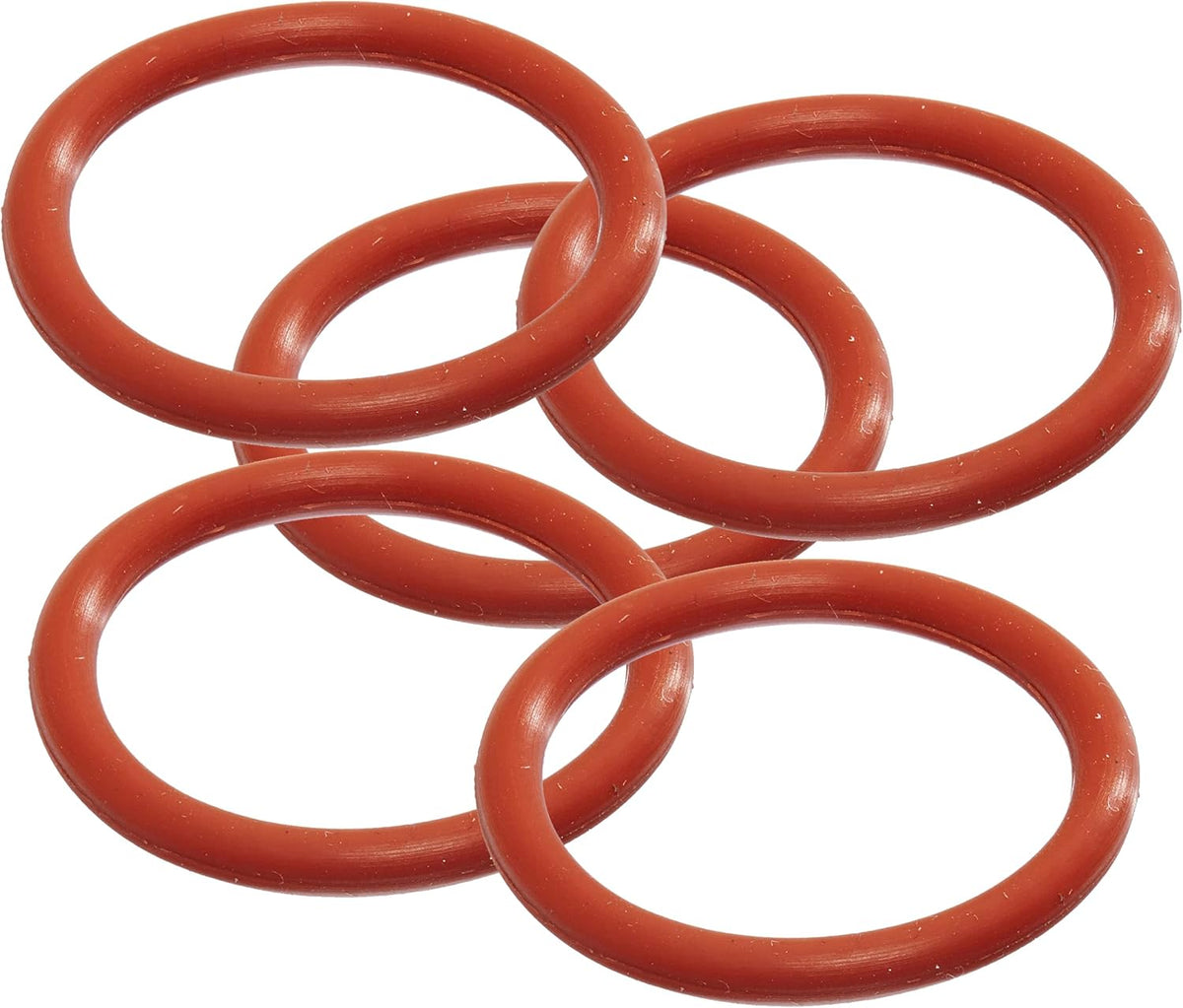 Sterling Seal & Supply 118 Silicone O-Ring, 70A Durometer, Red, 7/8" ID, 1-1/16" OD, 3/32" Width (Pack of 5)