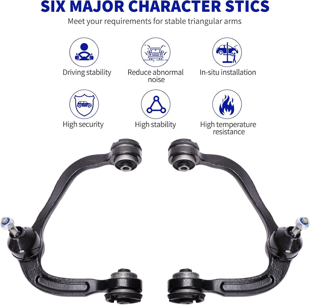Front Upper Control Arms with Ball Joints for Ford F-150 2005-2020