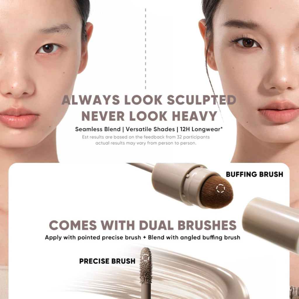 Contour Stick Liquid Highlighter Cream Contour (02 Beige White)
