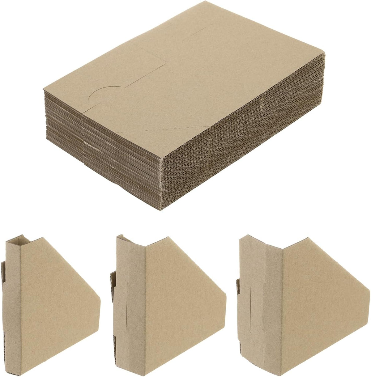 120 Pack Adjustable Cardboard Corner Protector, Cardboard Edges Protector 9.5x9.5cm Fits 0.5, 1 and 1.5 Inch Frames