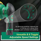 S3 Cordless Car Polisher DA Buffer with 1pc 2.0Ah Battery