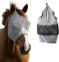 Horse Fly Mask Without Ears, Built-in Visor, Standard Medium/Large