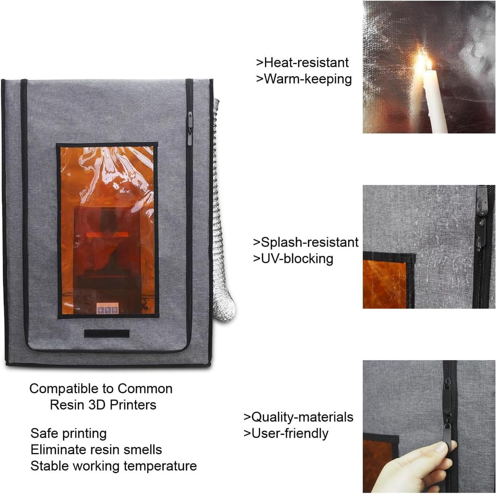 Multifunctional 3D Printer Enclosure Ventilation Eliminate Odors Tent Cover | Adjustable vent Compatible with