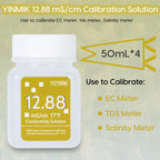 12.88 mS/cm Calibration Solution Conductivity Salinity Calibration Fluid