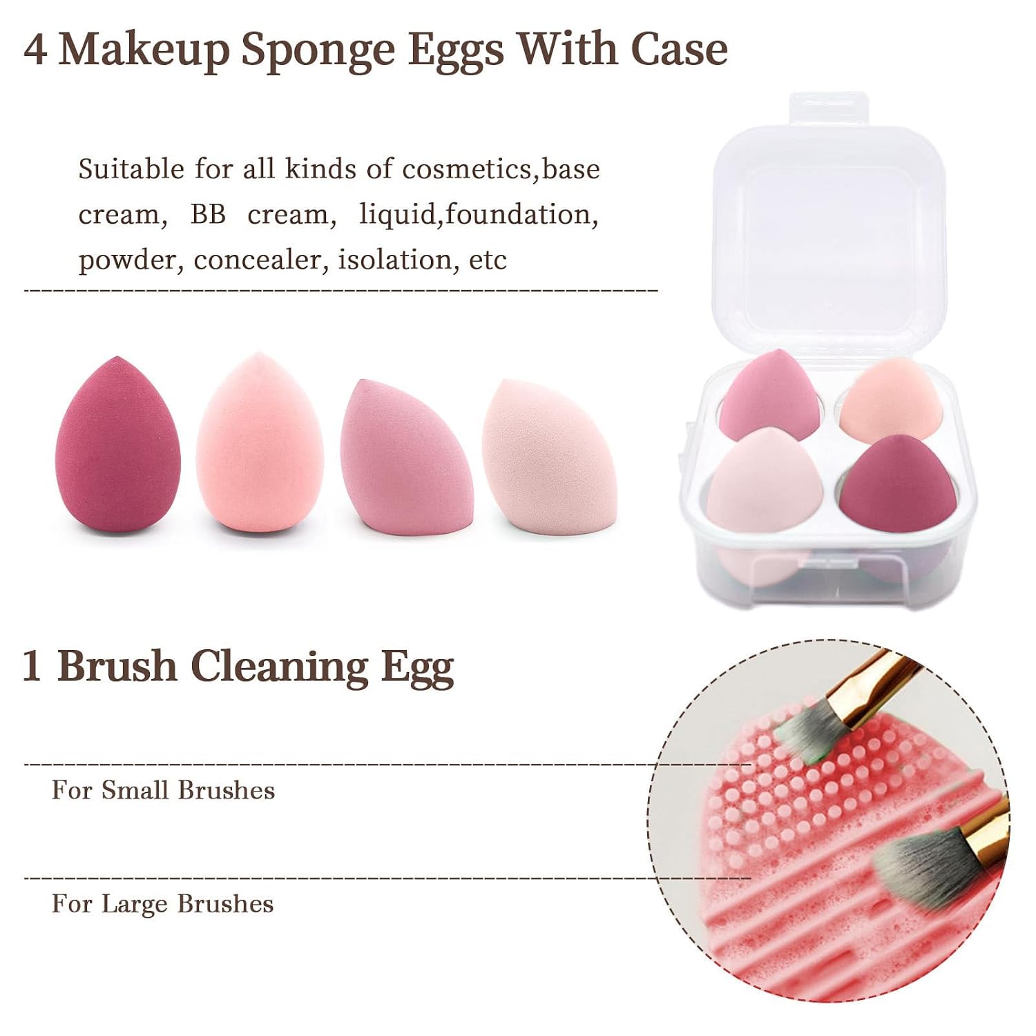 Makeup Brushes 22 Pcs Makeup Kit,Foundation Brush Eyeshadow Brush Make up Brushes Set (Pink, 22 Piece Set)
