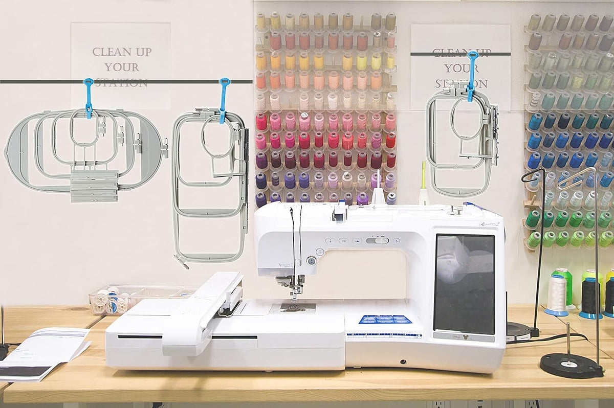 Embroidery Machine Hoop 4 in 1 Set - SA437+SA438+SA439+SA441 | Compatible with Brother Innovis NQ3600D/3500D