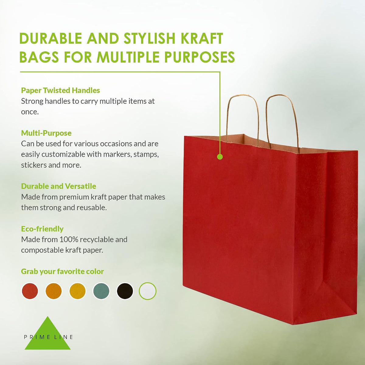 Extra Large Christmas Gift Bags Bulk, 16x6x12, 50 Pack