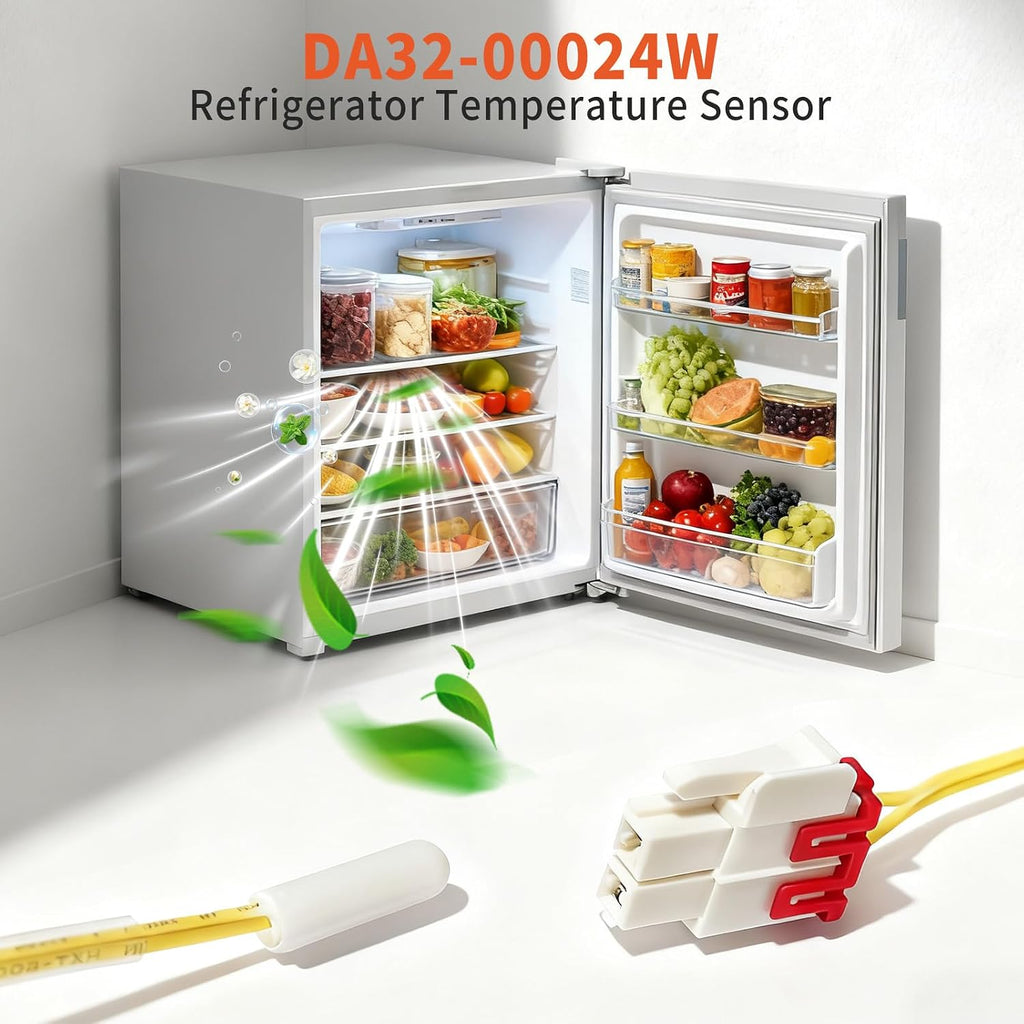 DA32-00024W Refrigerator Thermistor Temperature Sensor Replacement for Samsung Refrigerator Models S25H5111SR RF4287HARS RS261MDBP RF260BEAESR etc