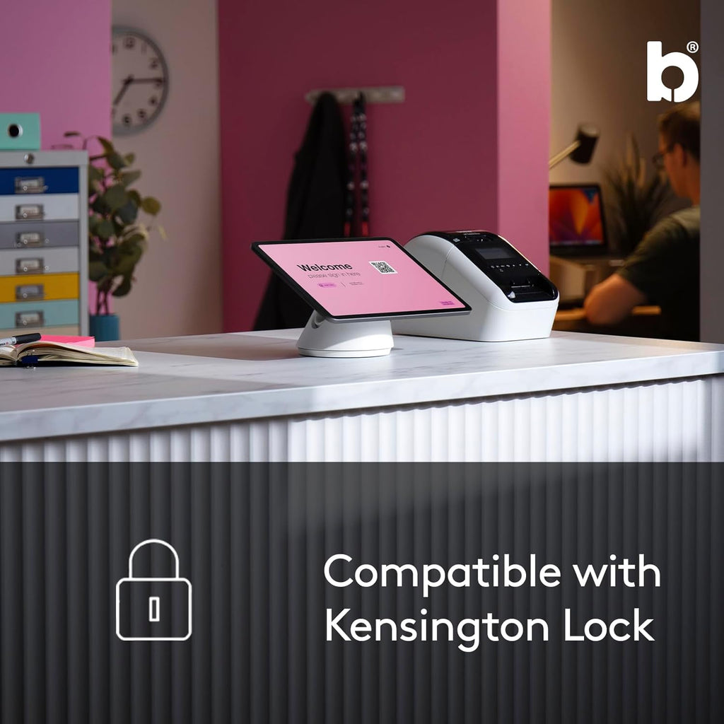Click iPad POS Stand & Docking Station | iPad Stand for Business | Compatible with All Tablet Models | Table Mount