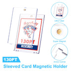 25-Pack 130pt Sleeved Card Magnetic Holders