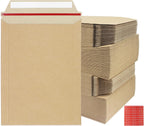 100 Pack 6"X8" Kraft Rigid Mailers Cardboard Envelopes Mailers