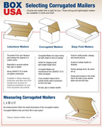 11" Deluxe Shipping Boxes 11 1/8"L x 8 3/4"W x 4"H, 50-Pack - White Box Mailers for Packaging, Storage, Gifts or Bulk
