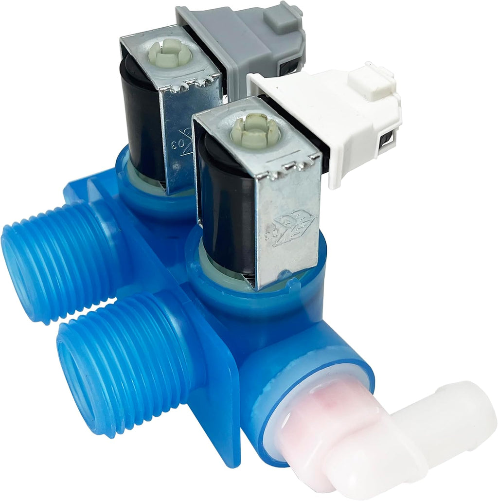 Washing Machine Water Inlet Valve for Whirlpool BNQ11C6ANA0 BNQ11CVANA0 WFW9400SW04 WFW9400SZ04 WFW9410XW00 WFW9451XW00 WFW9470WL00 WFW9470WL01 WFW9470WR00 WFW9470WR01 WFW94HEXW2 WFW9470WW00