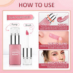 Liquid Blush Stick for Cheeks, Cream Matte Finish Face Makeup -Nude Red
