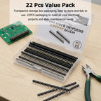 2.54mm 40 Pin Male Breakaway Header Pins (22 Pcs)