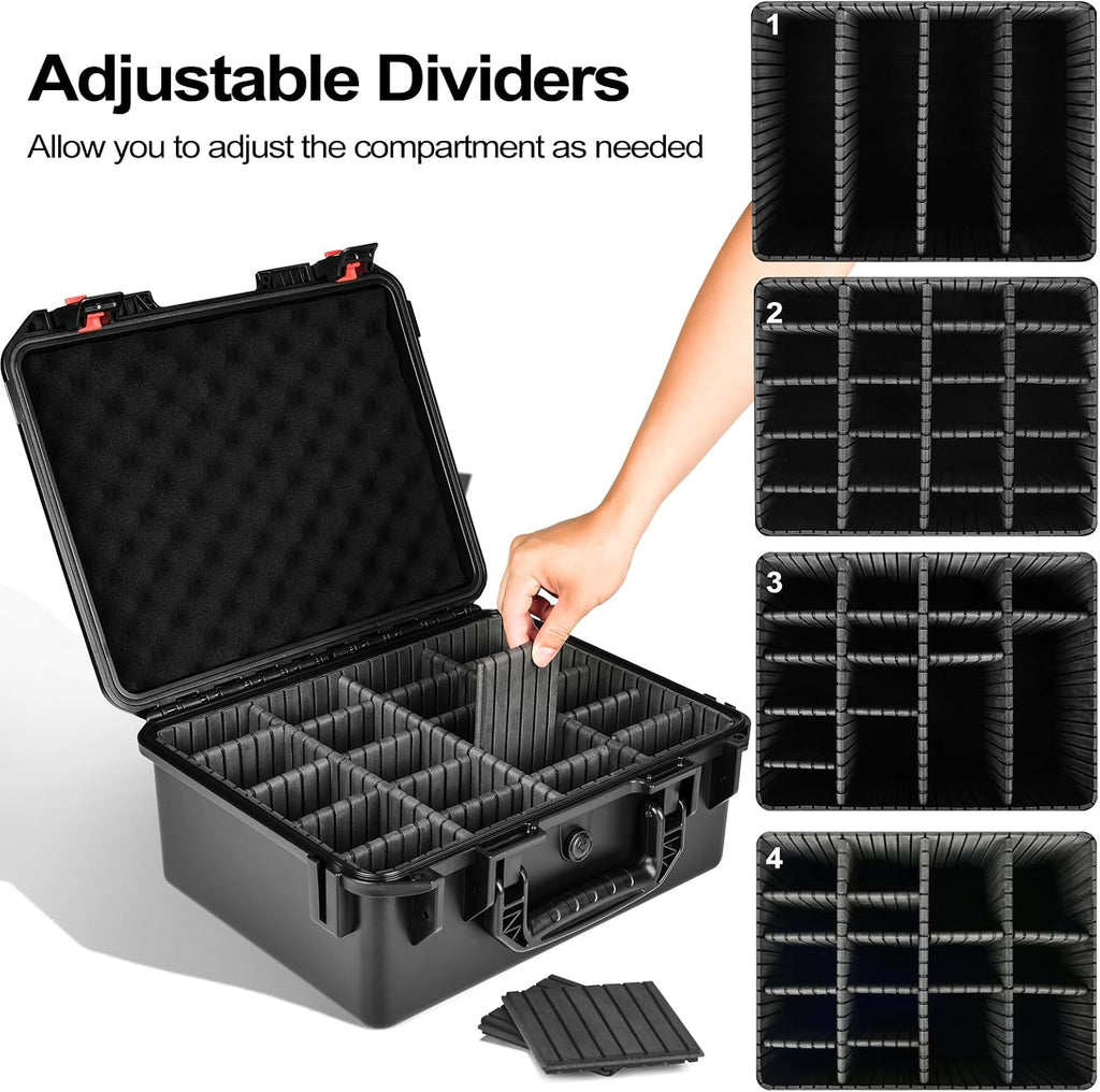 Graded Card Case Storage Box - Fits PSA BGS SGC Toploaders Magnetic Holder | Trading Card Storage Organizer - Slab
