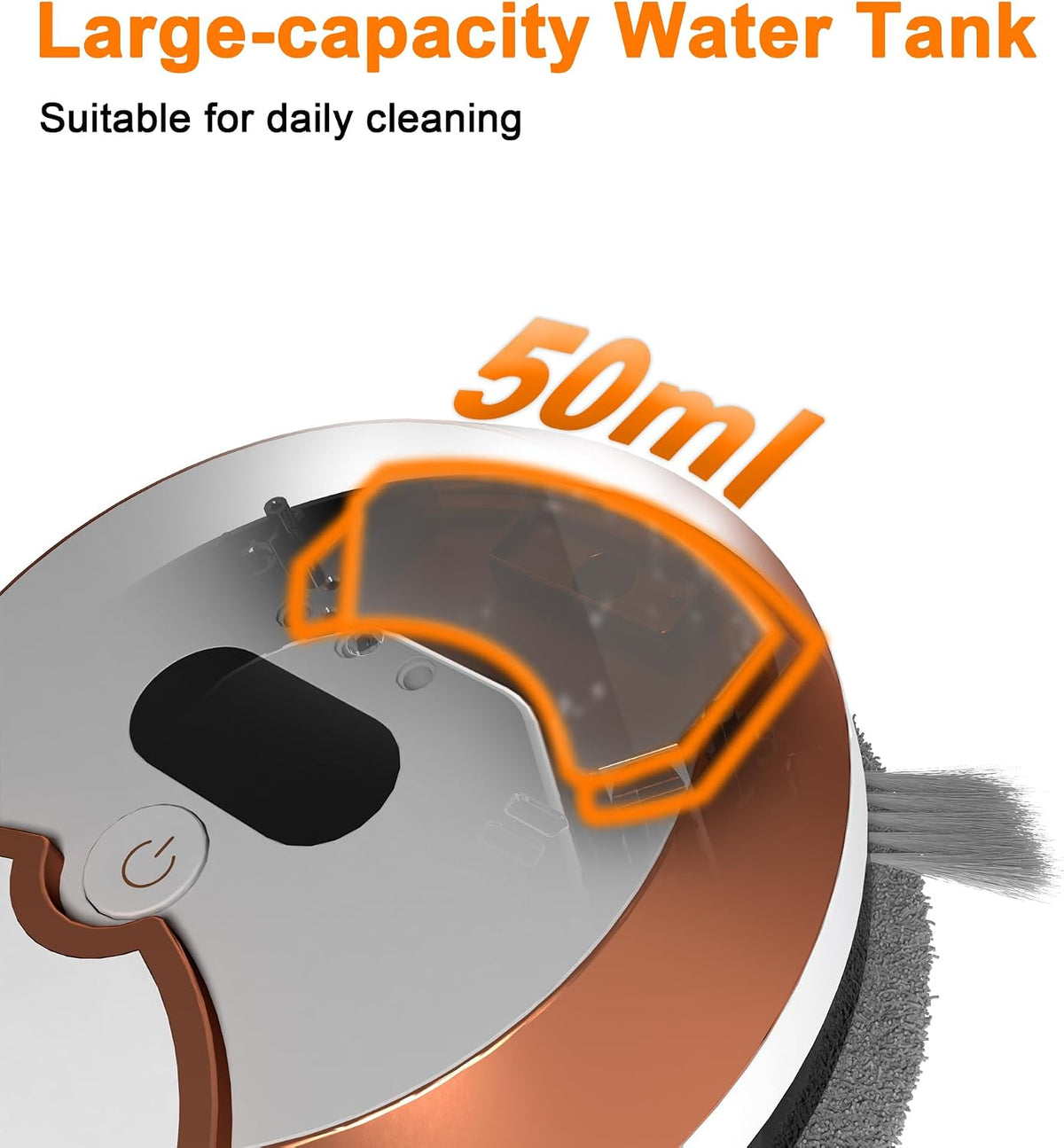 Automatic Window Cleaning Robot with Dual Spray & 6000Pa Suction