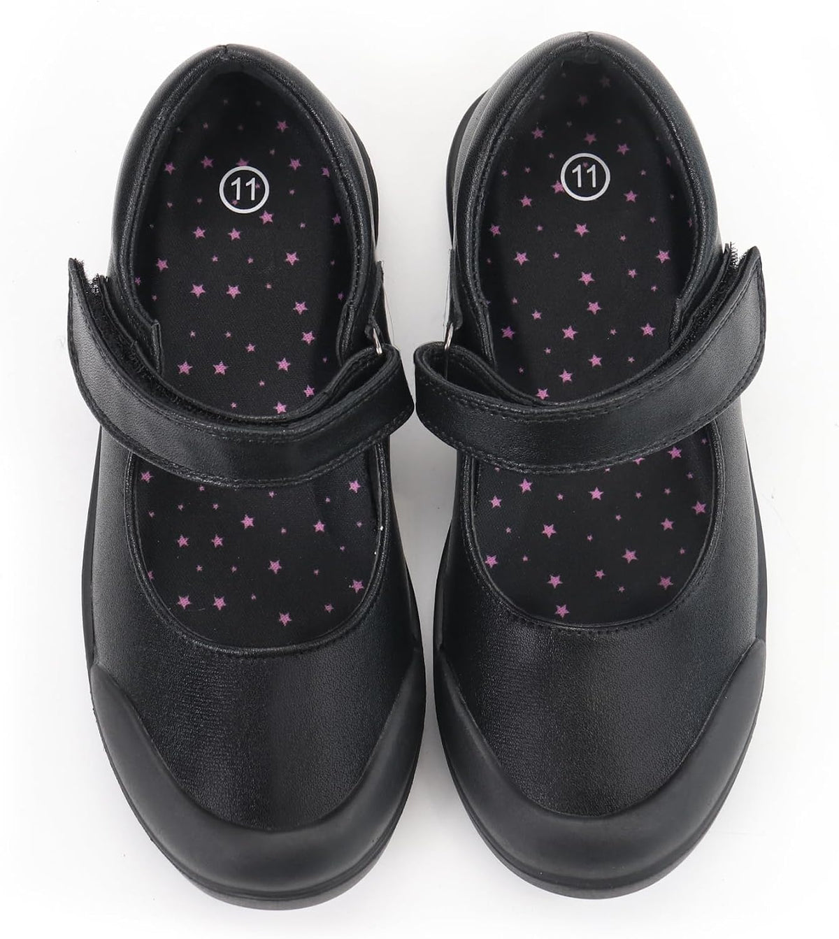 Girl's Strap Mary Jane Flats Durable School Uniform Dress Shoes (Toddler/Little Kid/Big Kid/Youth)