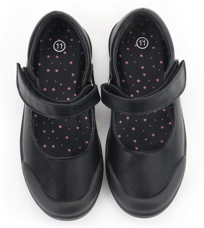Girl's Strap Mary Jane Flats Durable School Uniform Dress Shoes (Toddler/Little Kid/Big Kid/Youth)