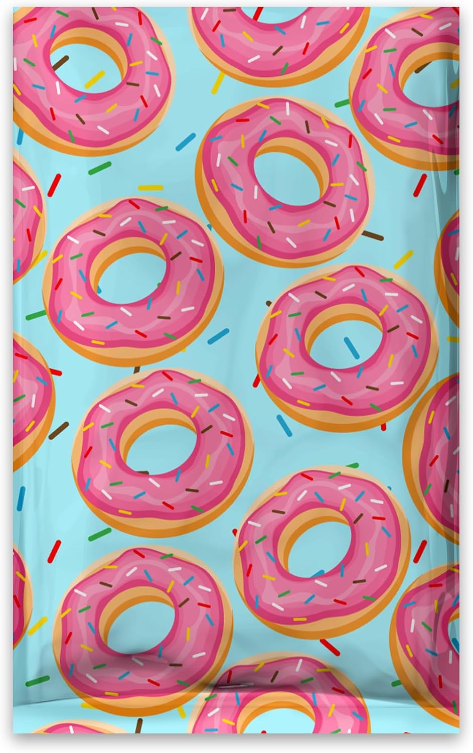 6x9 (100) Sprinkled Donuts Designer Poly Mailers Shipping Envelopes Premium Printed Bags