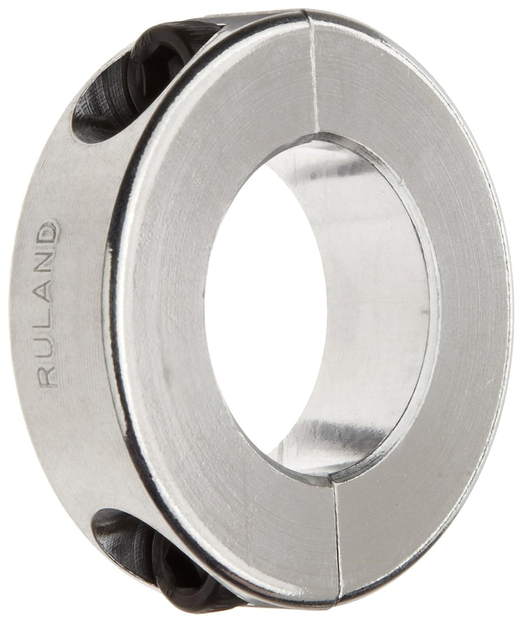 Ruland MSP-26-A Two-Piece Clamping Shaft Collar, Aluminum, Metric, 26mm Bore, 48mm OD, 15mm Width (Pack of 2)