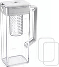 DA97-21261E Refrigerator Water Pitcher Compatible with samsung RF29A9671SR, RF29A9071SR, etc Series Refrigerator Water Pitcher Assembly, No Leak, Includes 2 Extra Sealing Rings，(Replace: DA97-21261B)