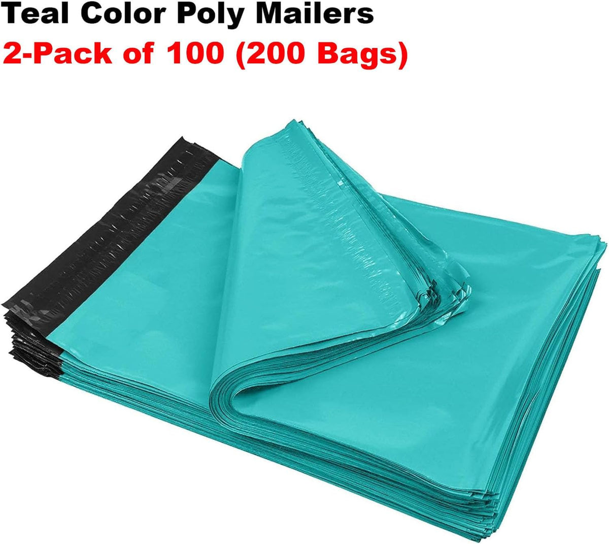 Teal Poly Mailers 9x12 Inch 200 Pack