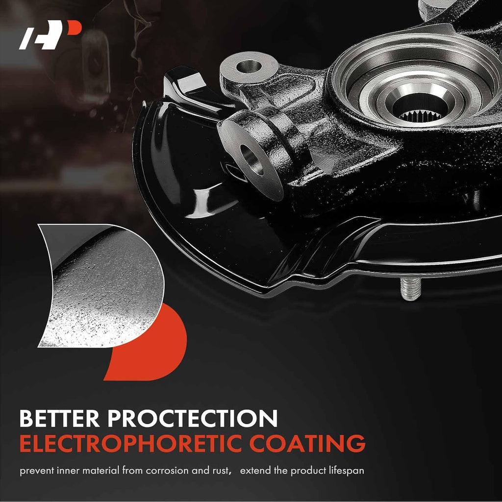 A-Premium Front Right Steering Knuckle & Wheel Bearing Hub Assembly