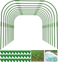 Garden Hoops for Raised beds, 10 Sets DIY Rust-Free Garden Tunnel 32.3"x 32.3" Greenhouse Hoops for Row Cover Garden