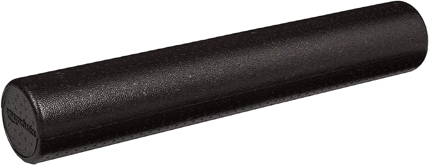 High-Density Foam Roller for Exercise, Stretching and Muscle Recovery, 36 Inches, Black