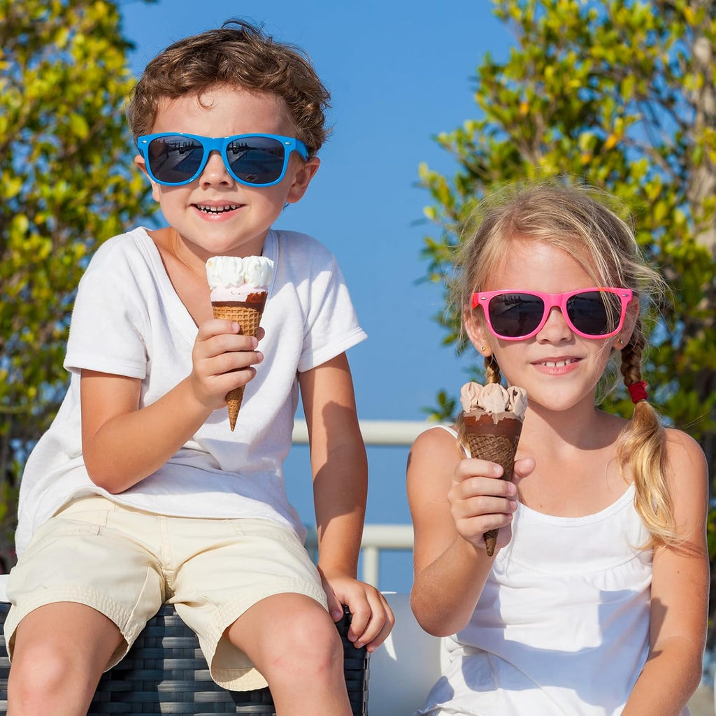 10/20/40 Pack Kids Sunglasses Bulk Retro Party Favors for Wedding Beach Summer Pool Party Supplies Goodie Stuffers