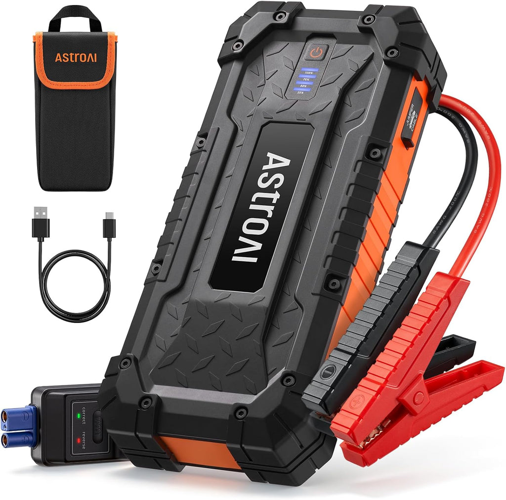 S8 Ultra 12V 4000A Lithium Jump Starter Up to All Gas/12L Diesel